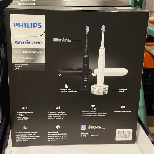 Philips Sonicare 9000 DiamondClean Connected Series 2 pack