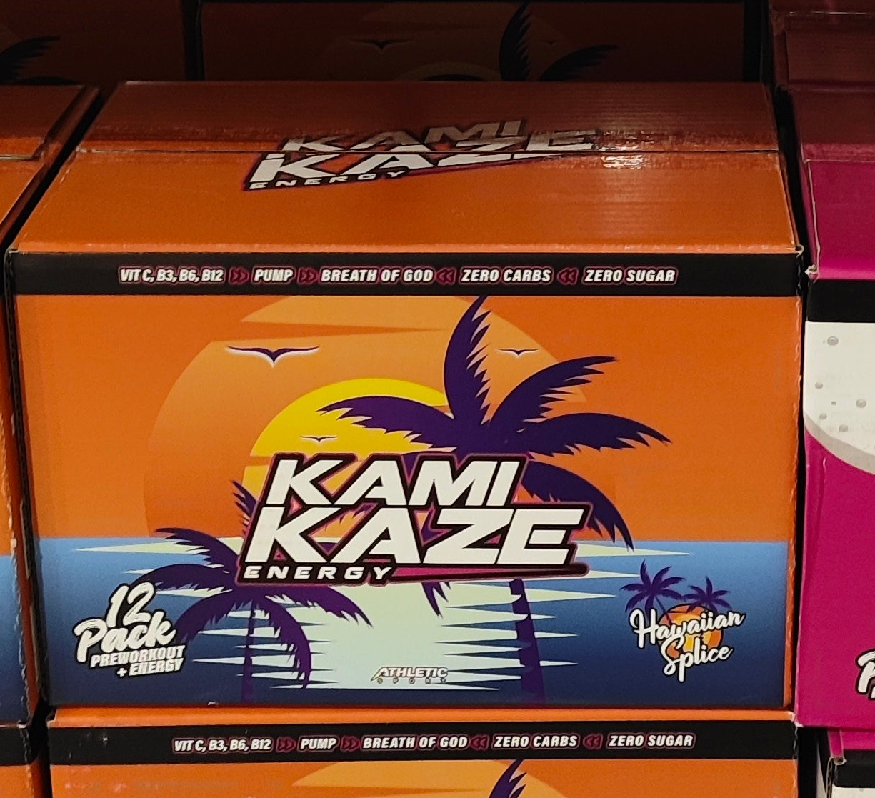Kamikaze Pre-Workout Energy Drink 12 x 500ml