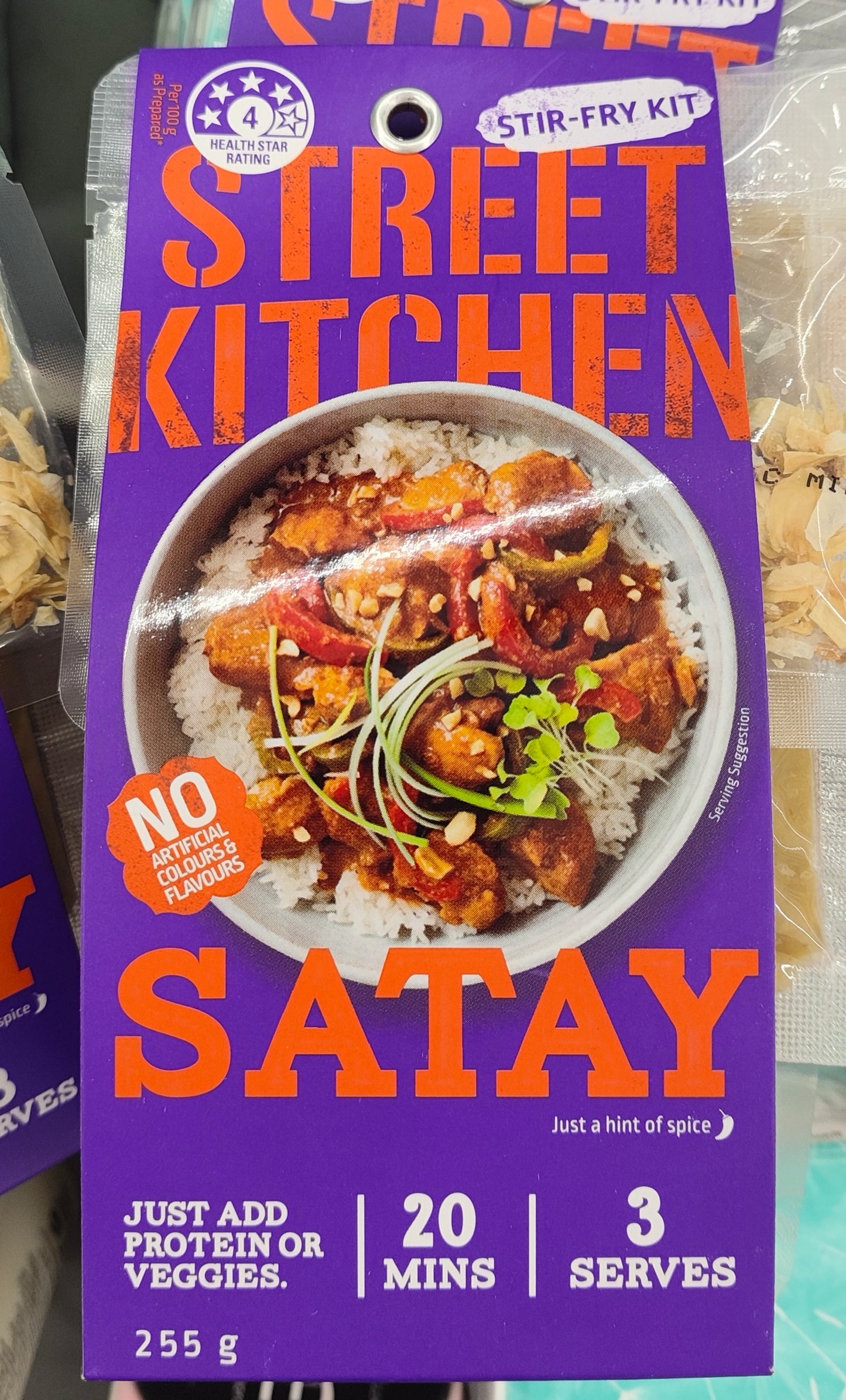 Street Kitchen Malaysian Peanut Satay Asian Stir Fry Kit 255g