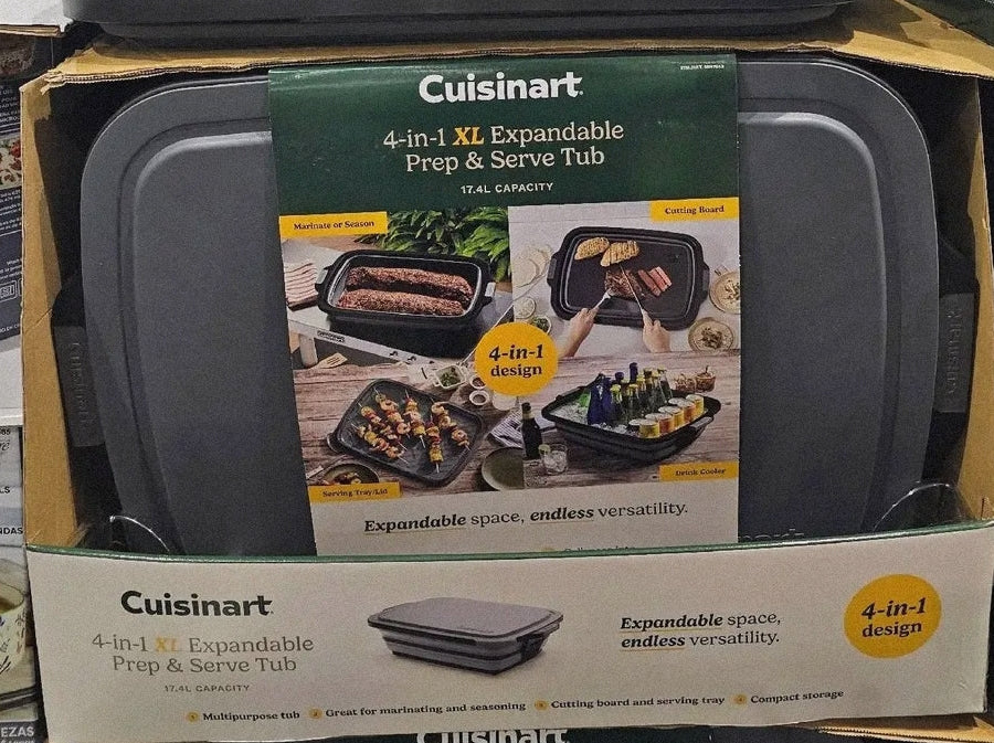 Cuisinart 4-in-1 XL Expandable Prep & Serve Tub 17.4L