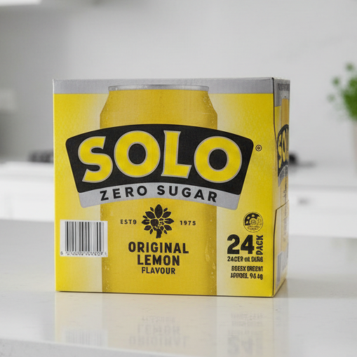 Solo Lemon Zero Sugar 24 x 375ml