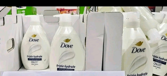 DOVE TRIPLE MOISTURE BODY WASH 2 X 1L