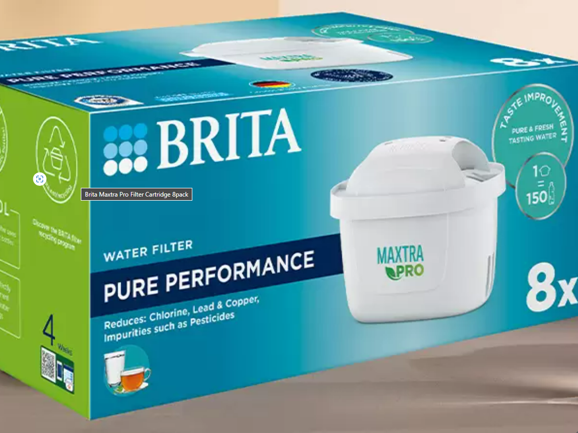 Brita Maxtra Pro Water Filters 8 PACK