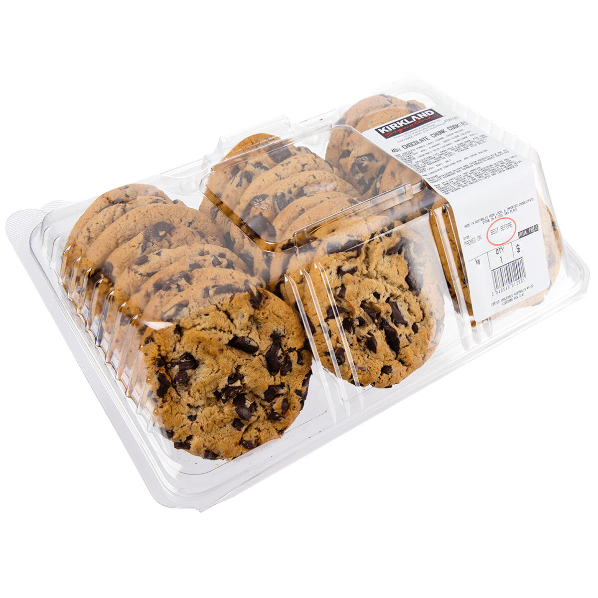 40% Chocolate Chunk Cookies 24pk 1.05kg