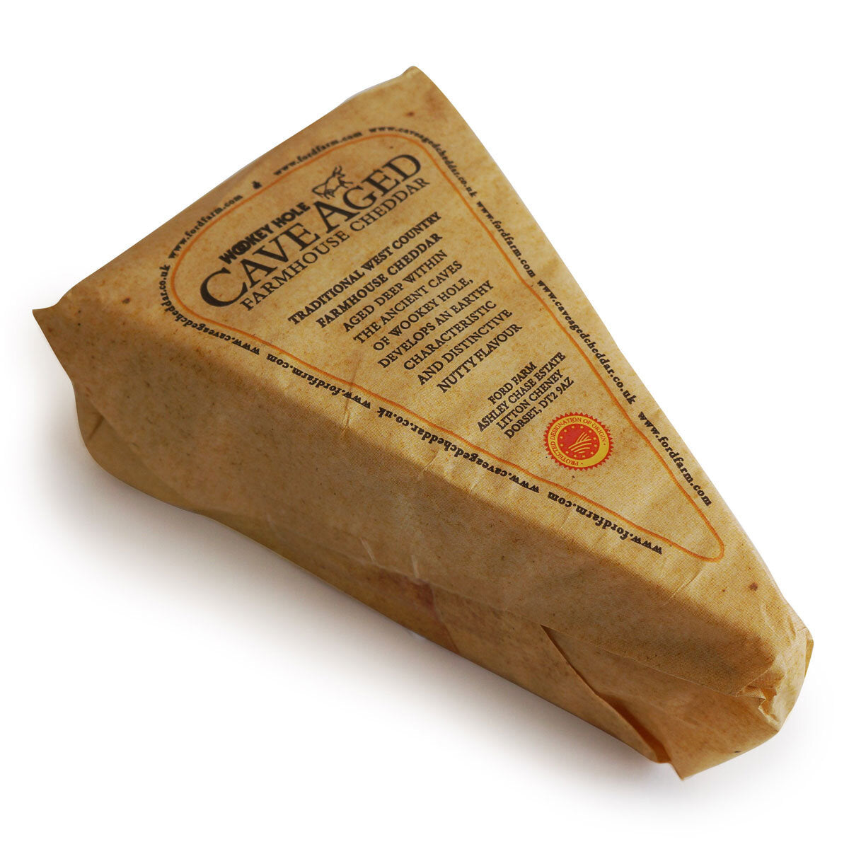 Ford Farm Wookey Hole Cave Aged Cheddar 400g UK