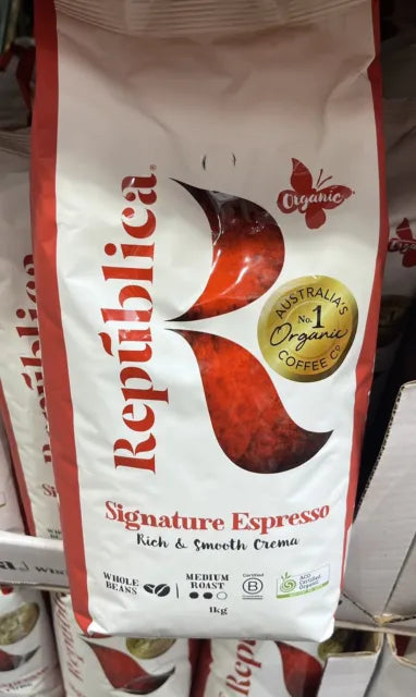 Republica Organic Espresso Beans 1kg