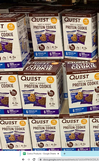 QUEST PROTEIN COOKIE 12 X 59G