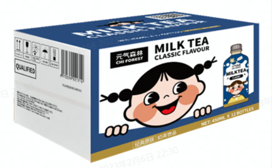 Chi Forest Milk tea original 12 x 450ml