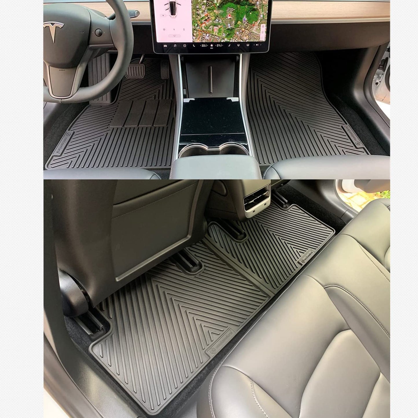 ROAD COMFORTS DEEP TRAY FLORR MAT 4 PIECE