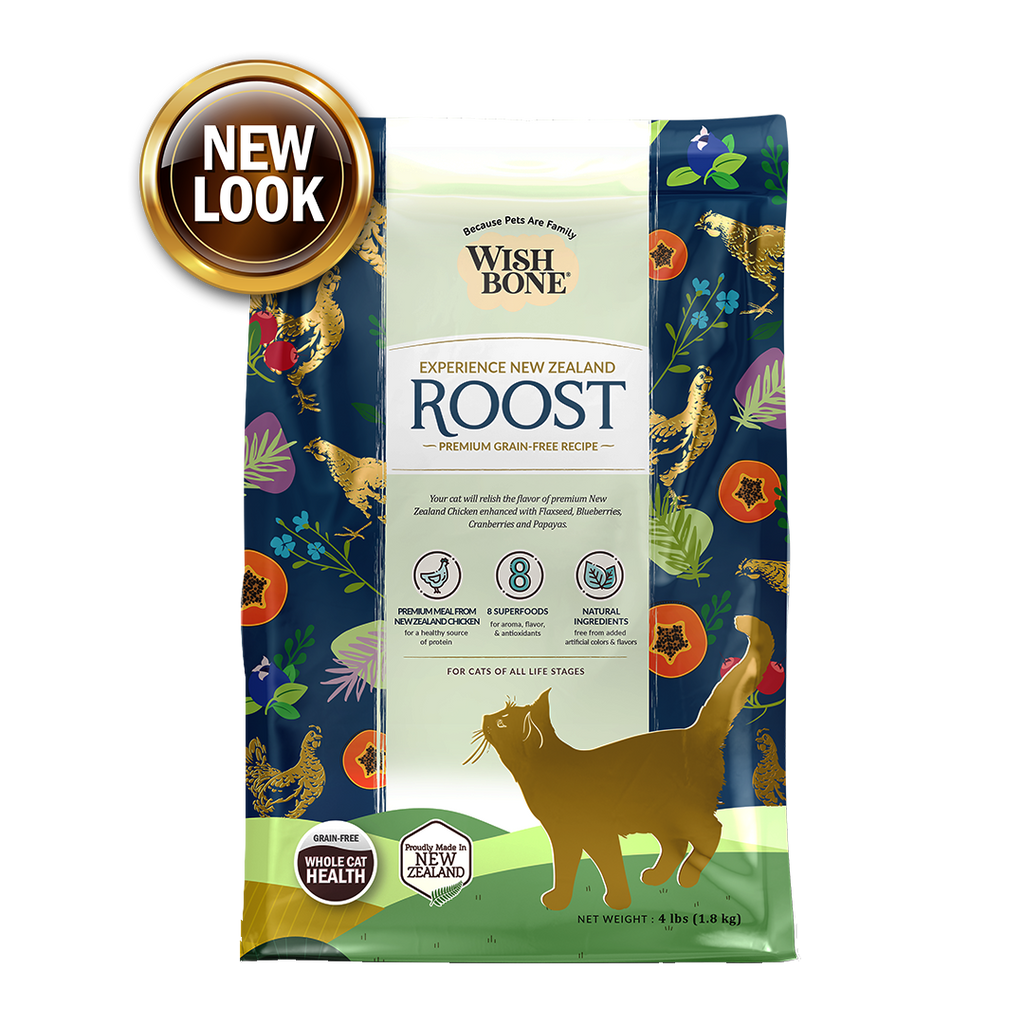 WISHBONE CAT KIBBLE ROOST 9.1KG