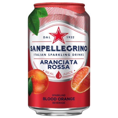 SANPELLEGRINO NATURALI ROSSA SLIM CANS 12 X 330ML