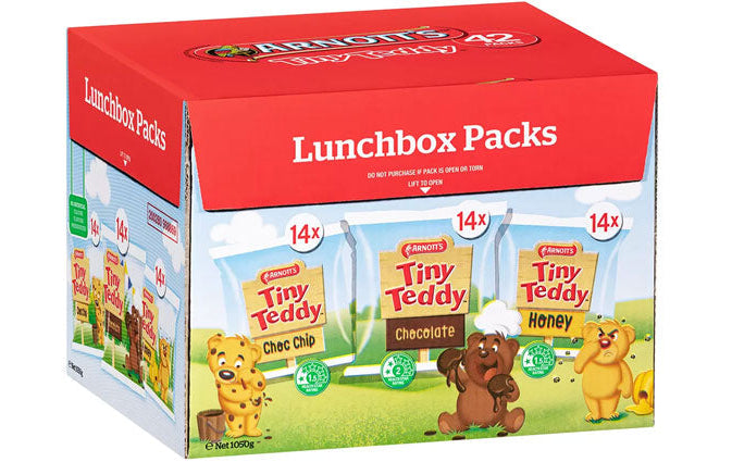 Arnott's Tiny Teddy Variety Pack 42 x 25g