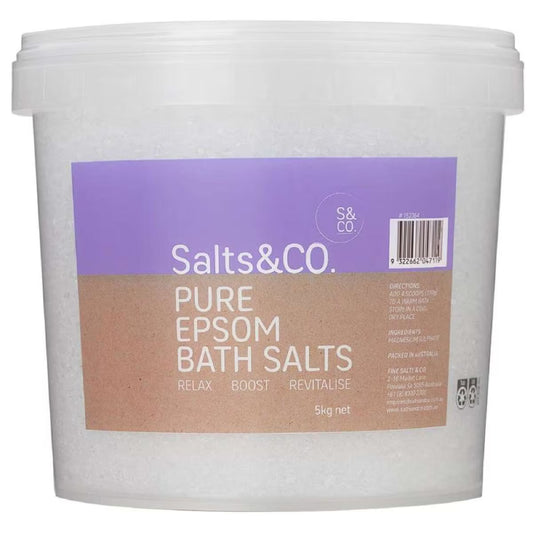 Salts & Co Pure Epsom Bath Salts 5kg
