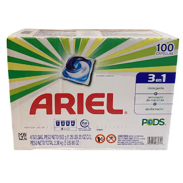 Ariel 3-in-1 Laundry Pods 100 count