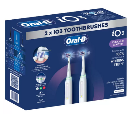 Oral B-IO3 Series 3 Dual Handle Electric Toothbrush