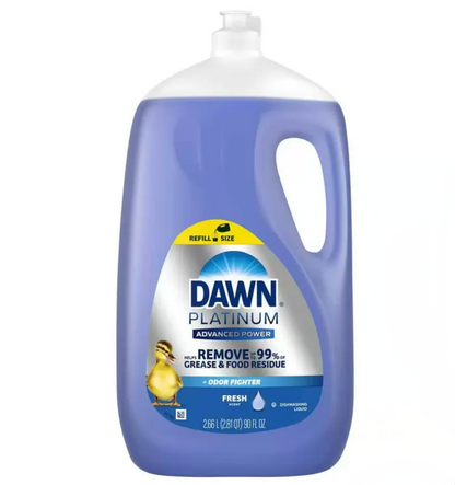 Dawn Platinum Advanced Dish Liquid 2.66L