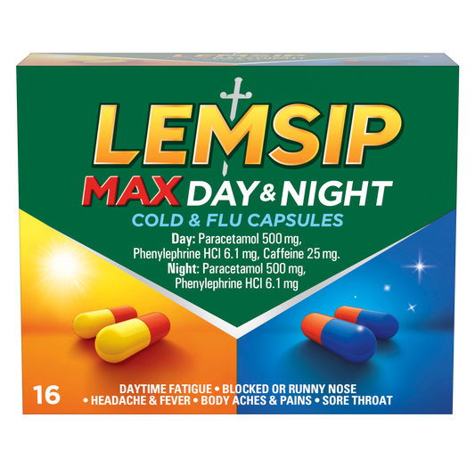 Lemsip Max Cold & Flu Capsules 16 pk