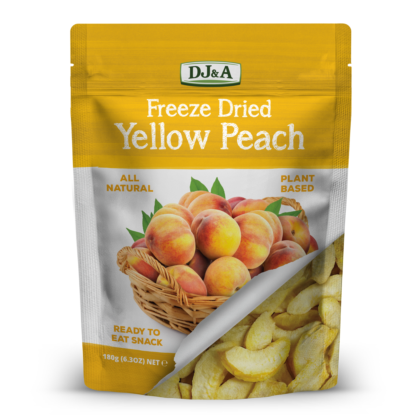 DJ&A Freeze Dried Yellow Peach 180g
