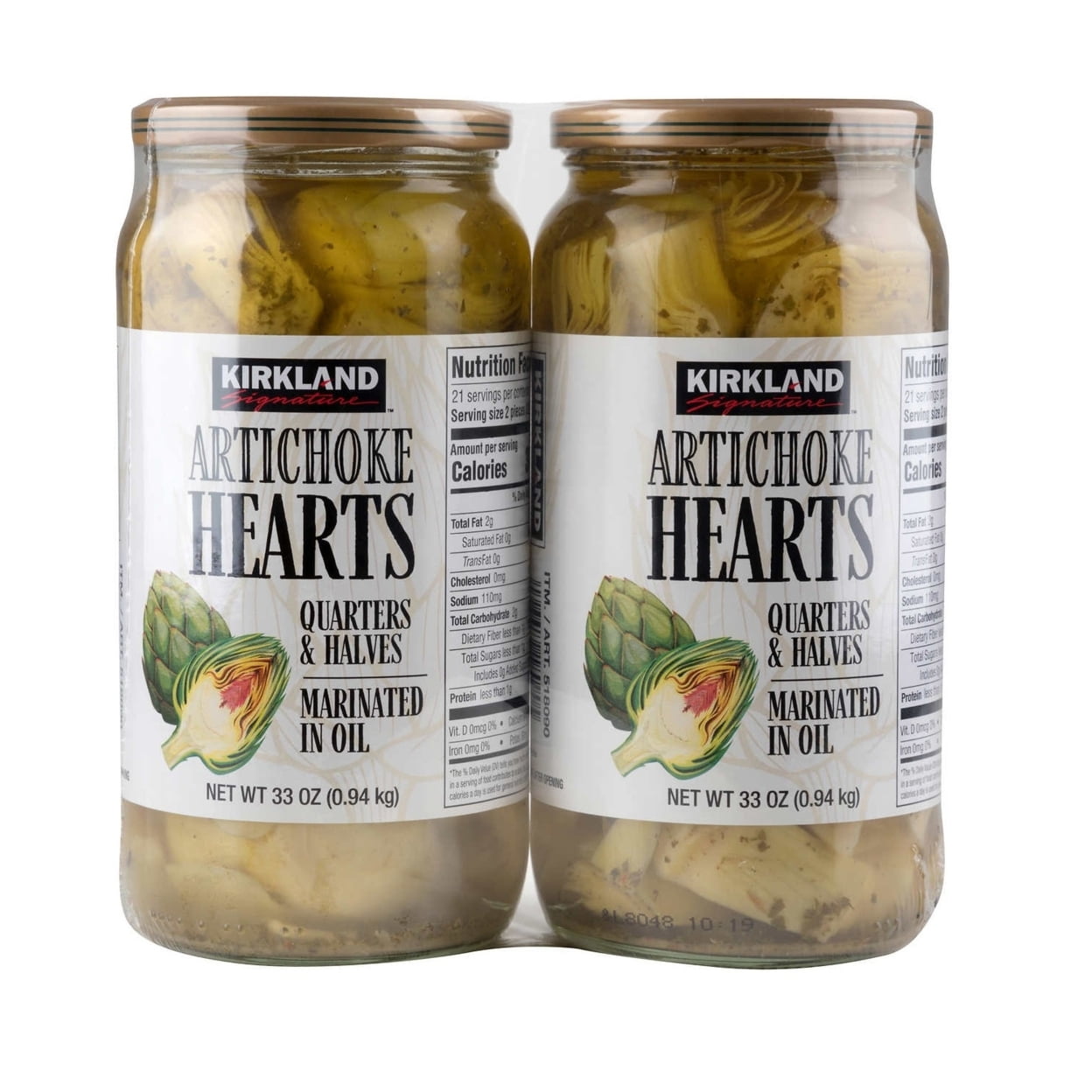Kirkland Signature Artichoke Hearts 2X940G