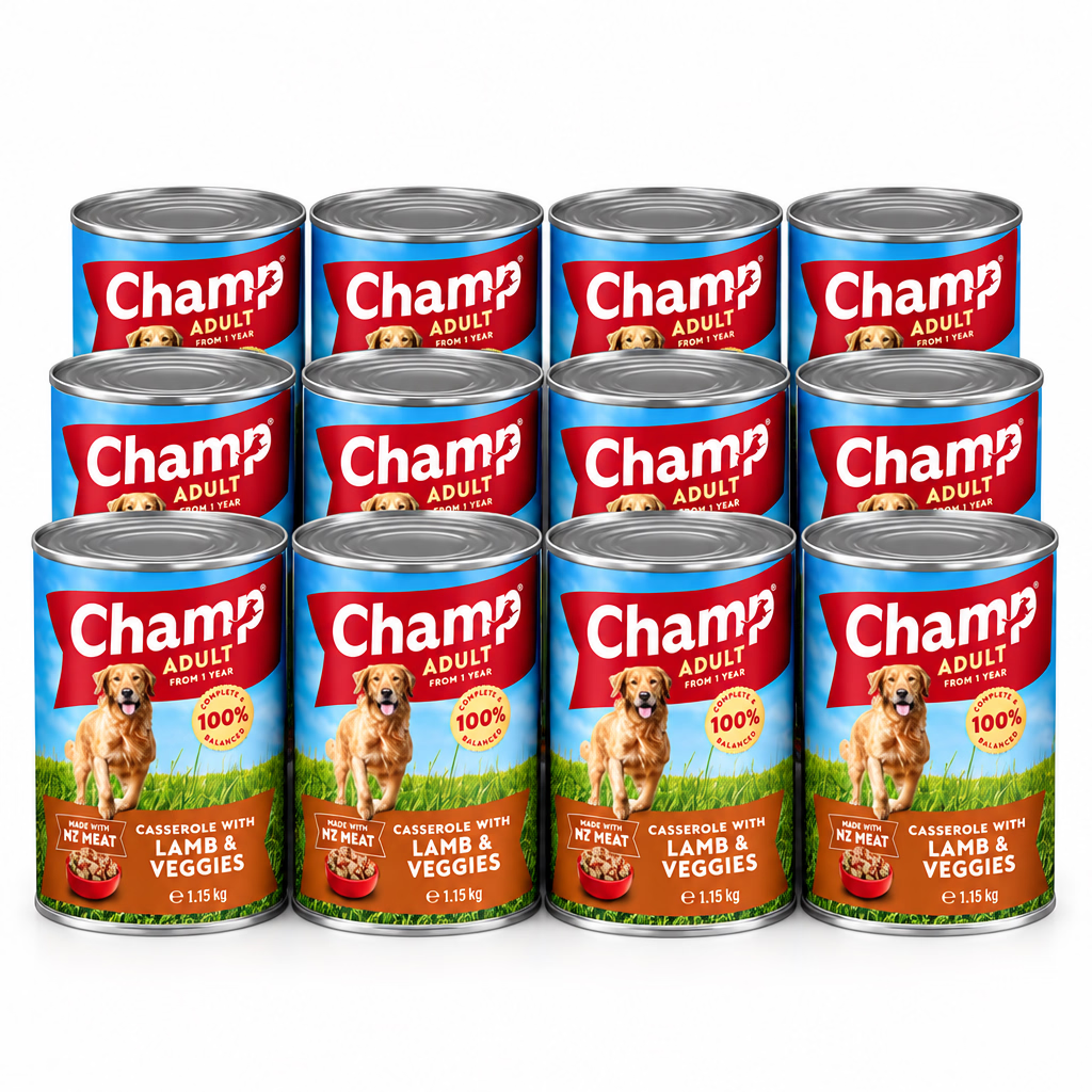 Champ Casserole Lamb&Veg Adult 12 x 1.15kg