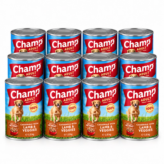 Champ Casserole Lamb&Veg Adult 12 x 1.15kg