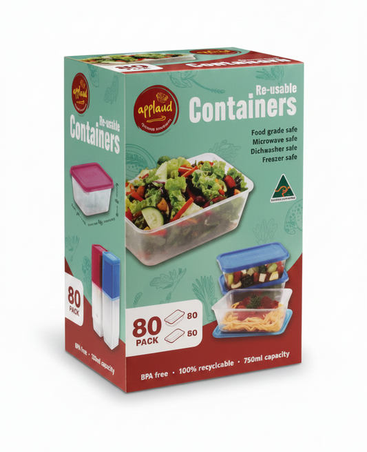 Applaud Reusable Container 80 pack