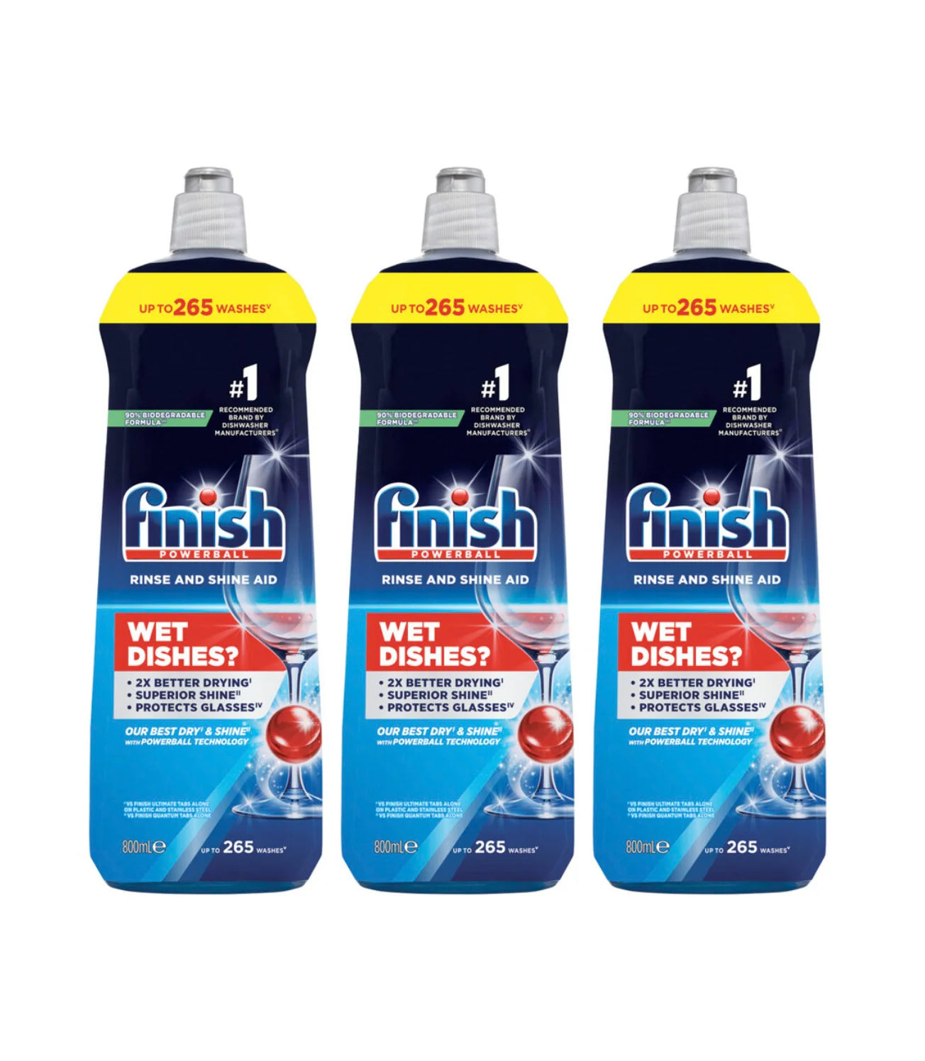 FINISH RINSE AID 3 X 800ML