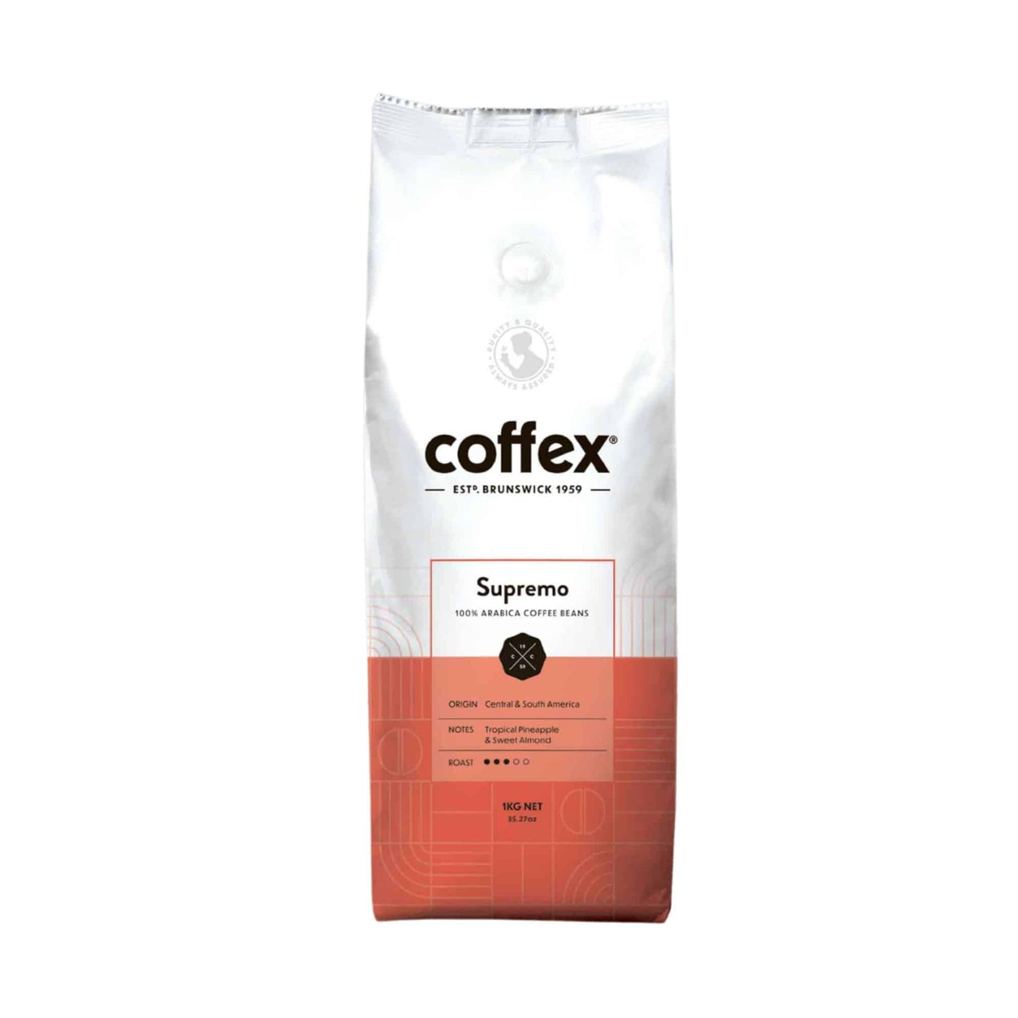 Coffex Supremo Coffee Beans 1KG