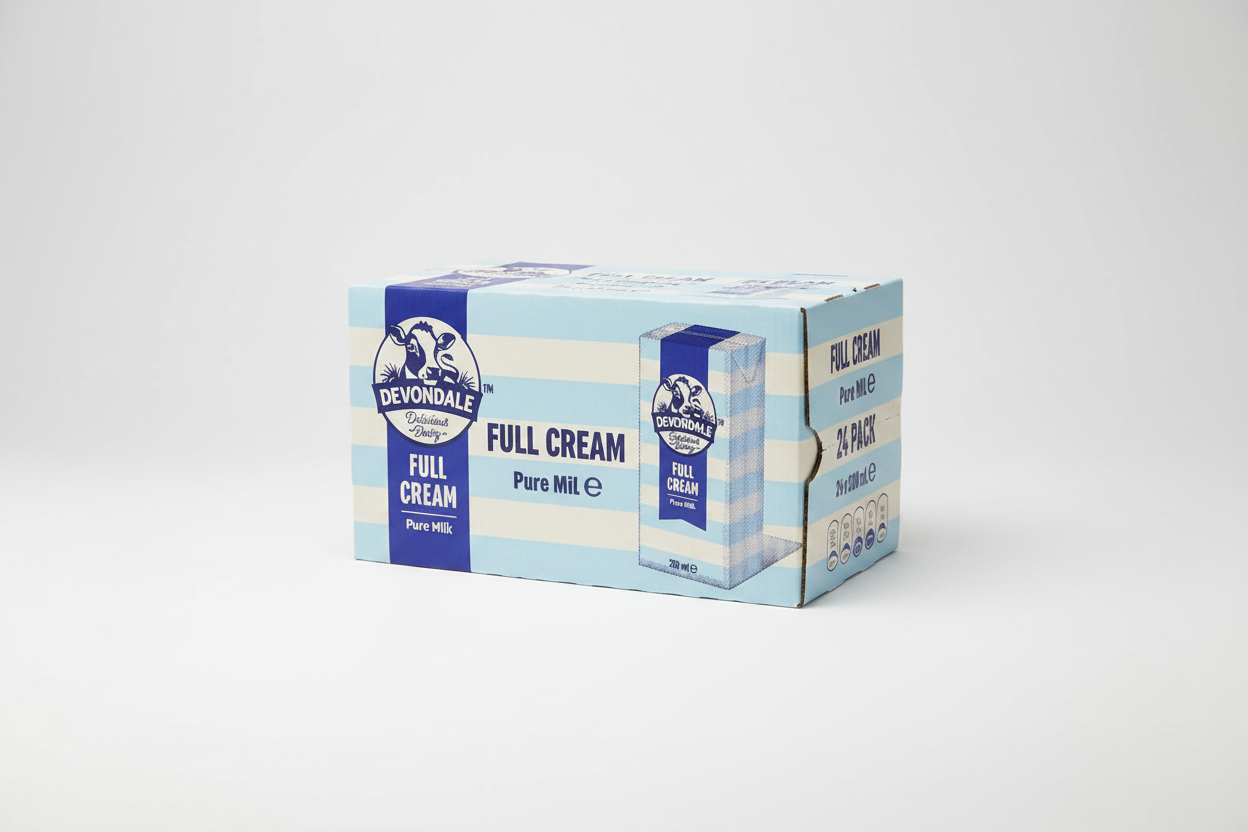Devondale Full Cream UHT Milk 24 x 200ml