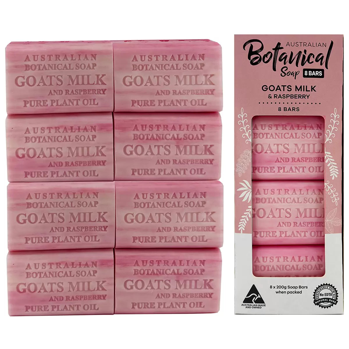 Australian Botanical Bar Soap 8 x 200g