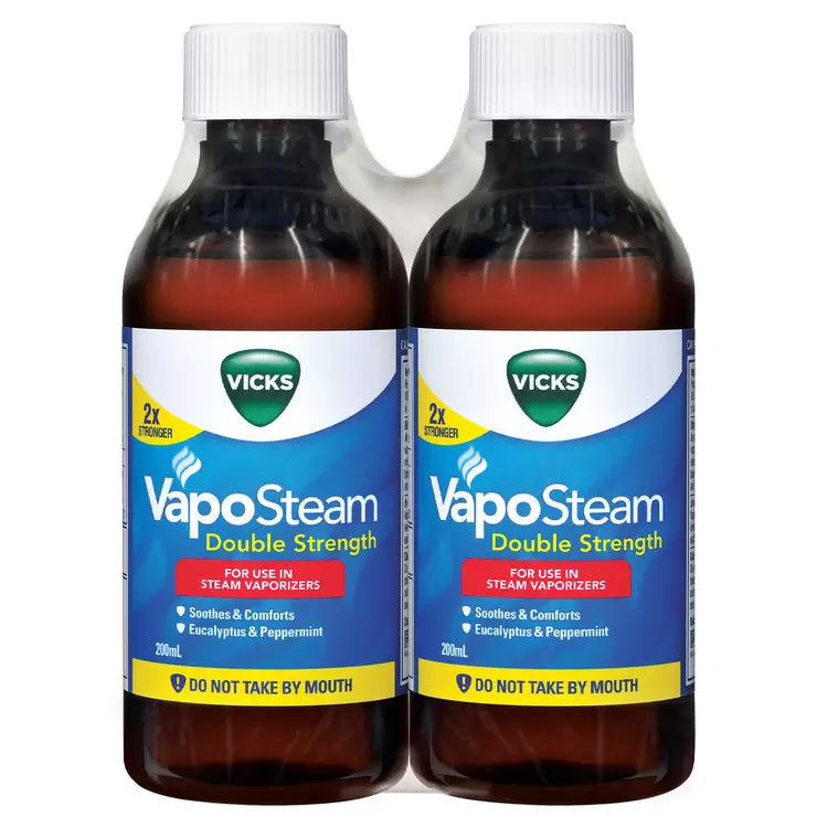 Vicks VapoSteam Inhalant Double Strength 2 x 200ml