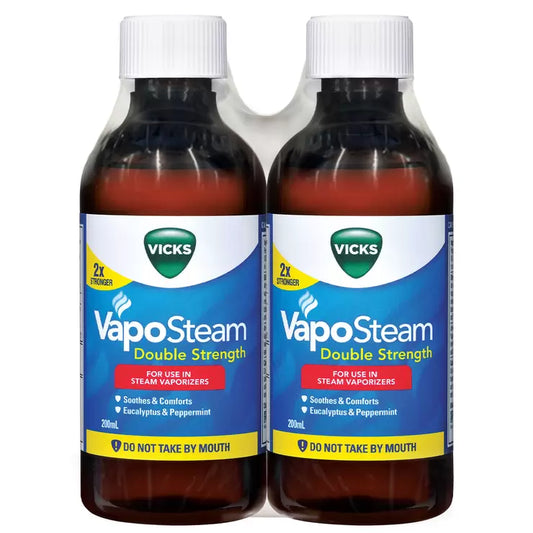 Vicks VapoSteam Inhalant Double Strength 2 x 200ml