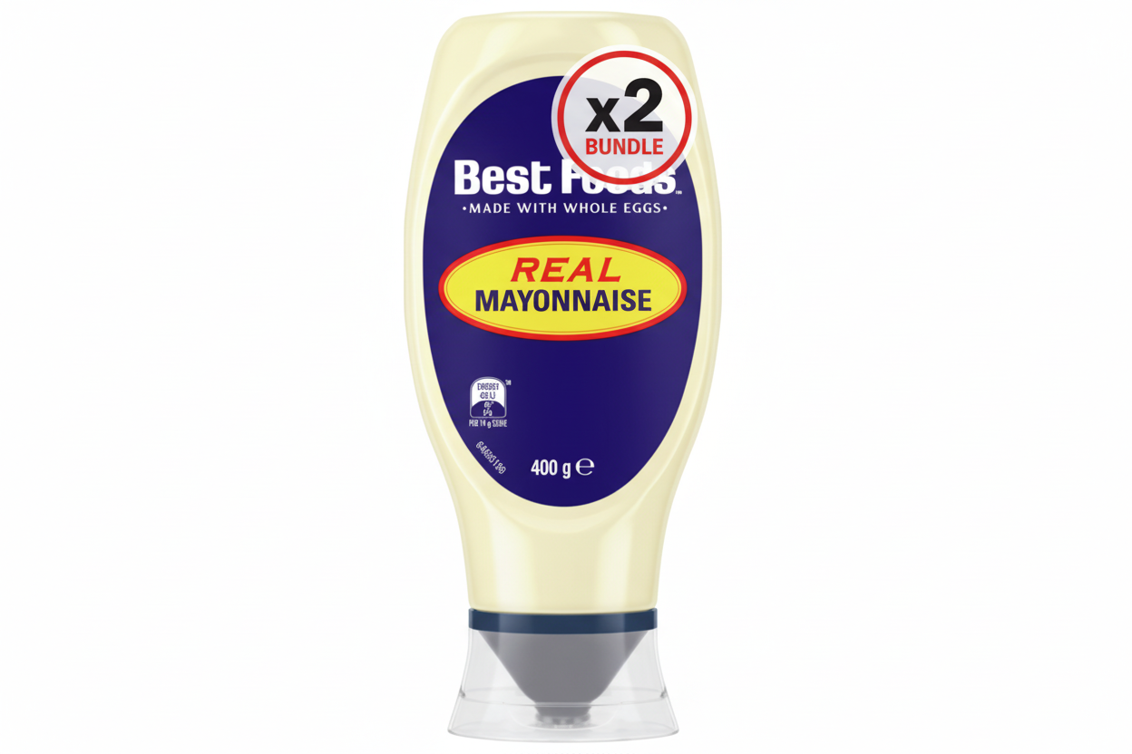 Best Foods Real Mayo Squeezy 2 x 400g