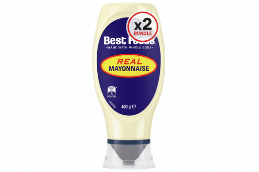 Best Foods Real Mayo Squeezy 2 x 400g