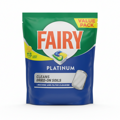 FAIRY PLATINUM DISHWASHER CAPSULES 113PK