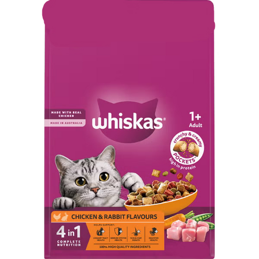 Whiskas Chicken & Rabbit Cat Food 6.5 kg