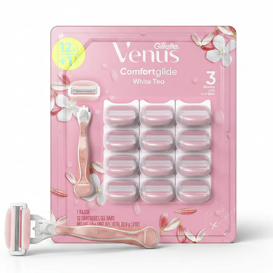 Gillette Venus ComfortGlide Handle + 12 Cartridges
