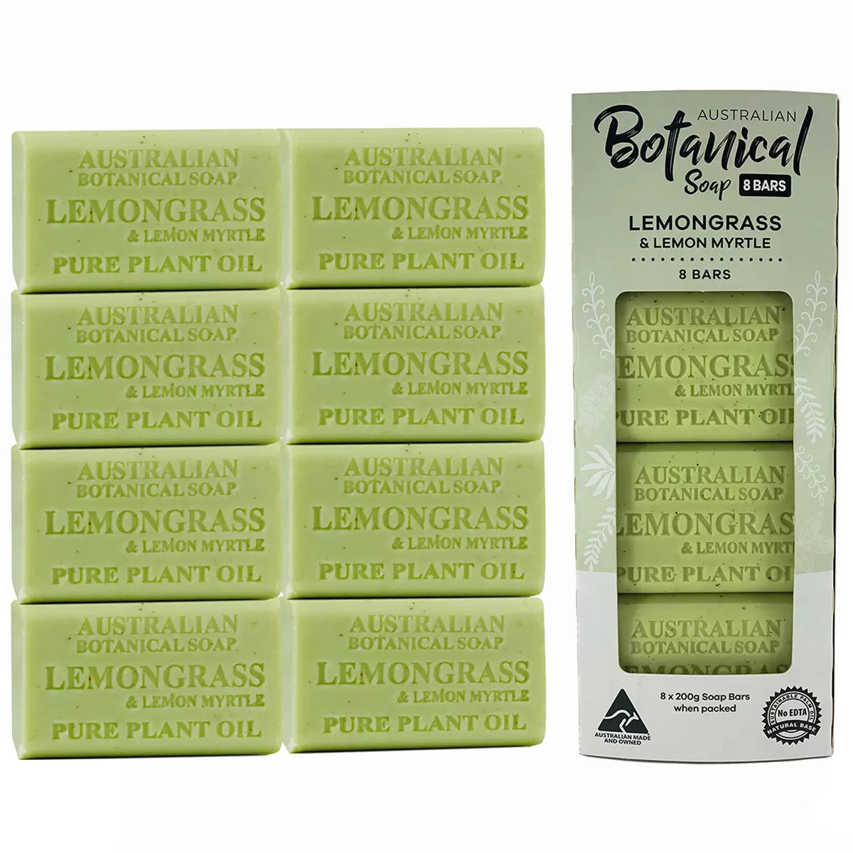 Australian Botanical Bar Soap 8 x 200g