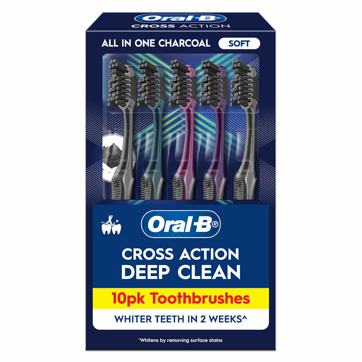 Oral B Charcoal Toothbrush 10 pack