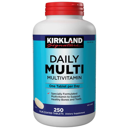 KIRKLAND SIGNATURE DAILY MULTIVITAMIN 250 TABLETS