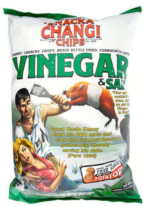 SNACKACHANGI VINEGAR & SALT 400G