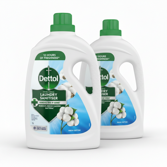 Dettol Laundry Sanitiser Duo Pack (2 x 2L)