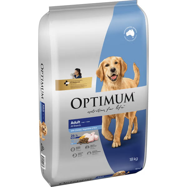 Optimum Adult Dry Dog Food 18kg