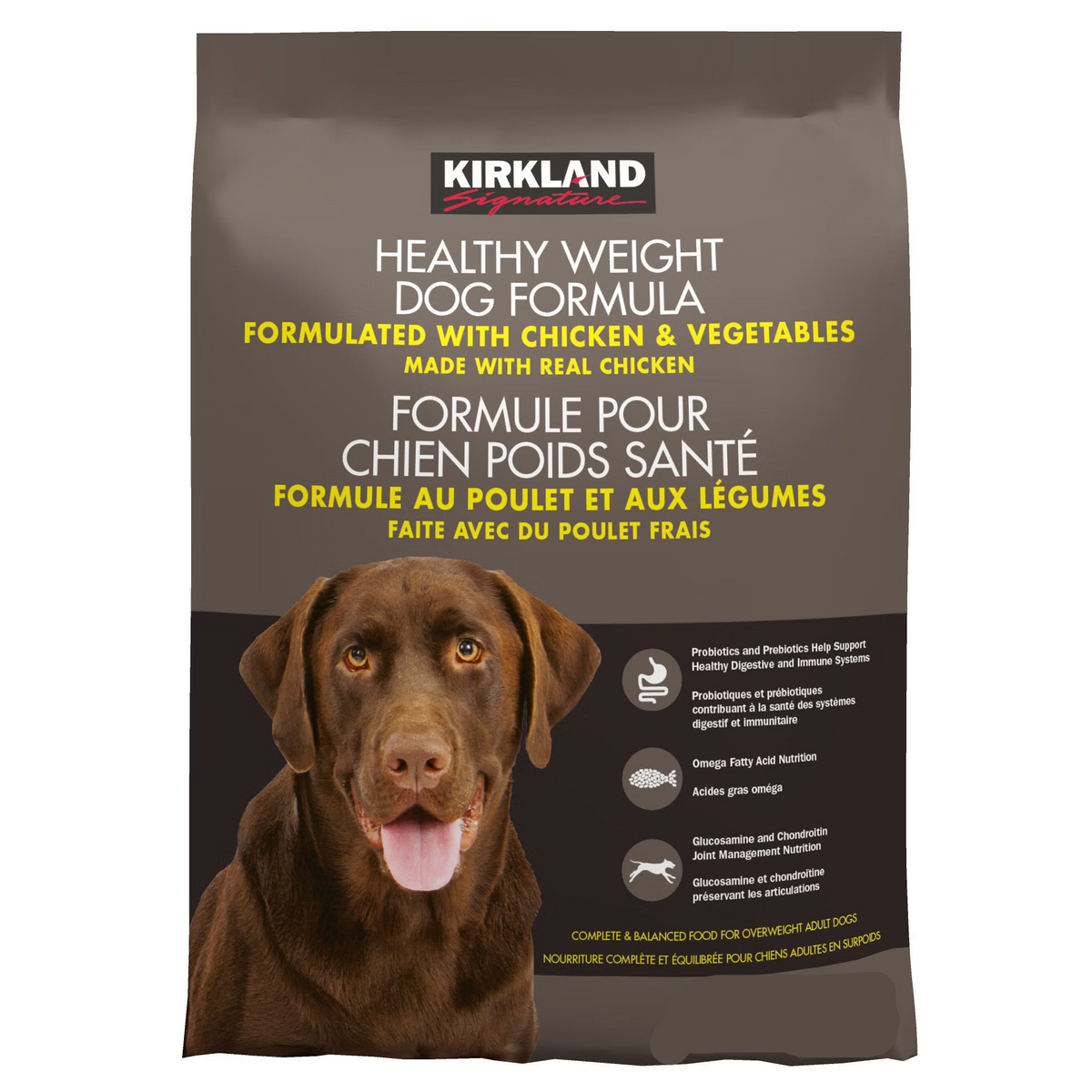 Kirkland Signature Dog Food Healthy Weight 18.1KG