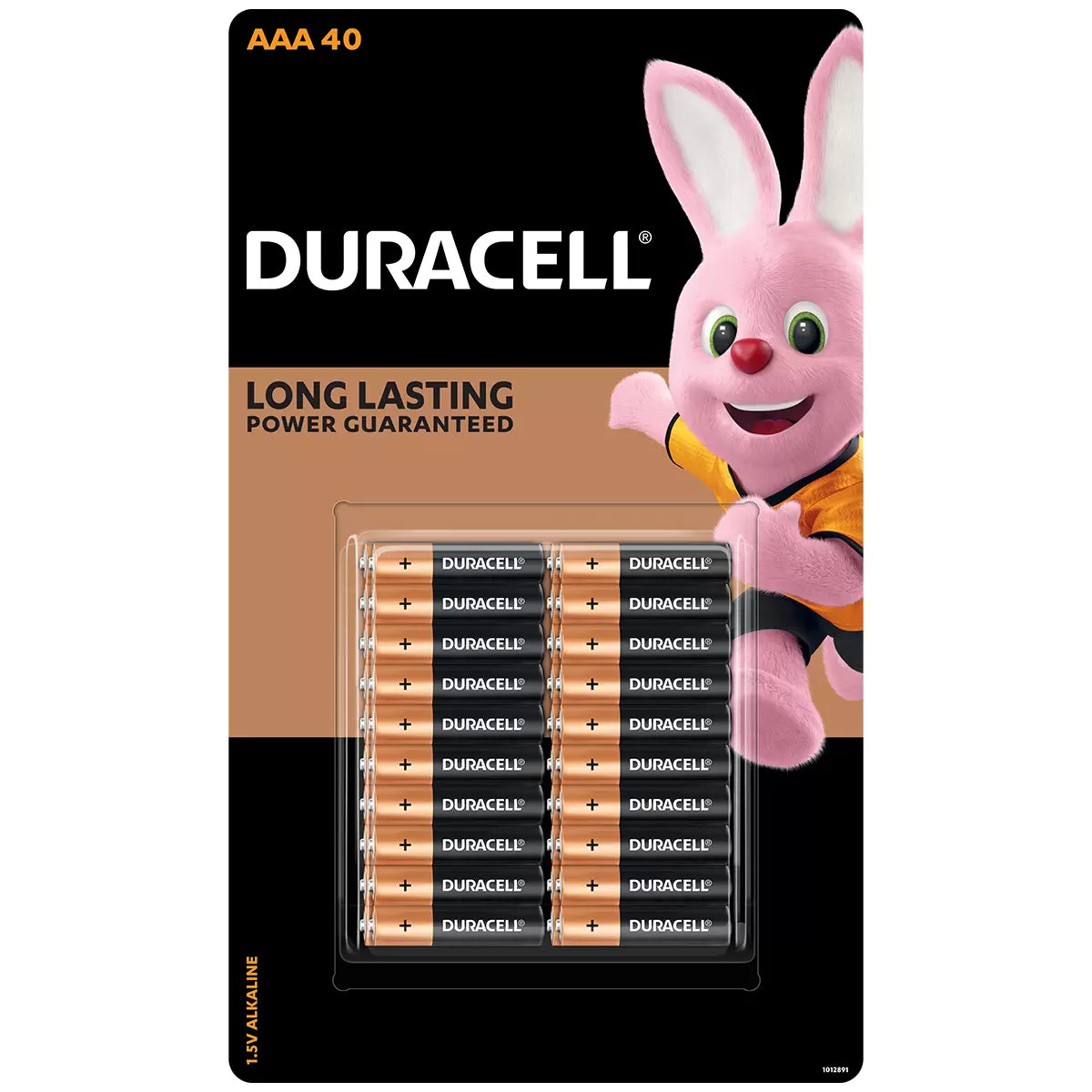 DURACELL ALKALINE BATTERIES AAA 40 PACK