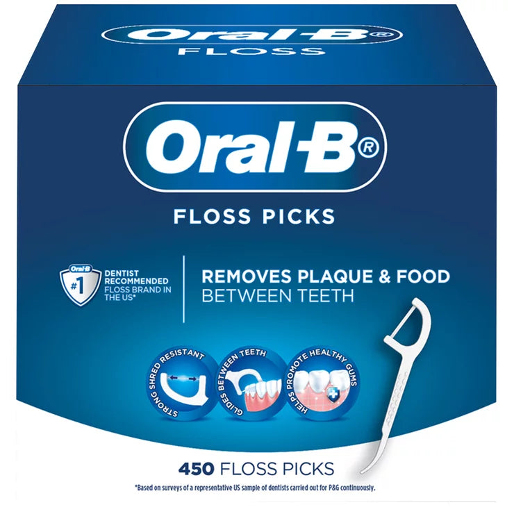 Oral B Floss Picks 450 count