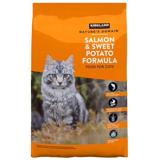 Kirkland Signature Nature's Domain Salmon Meal Cat Food 8.16kg