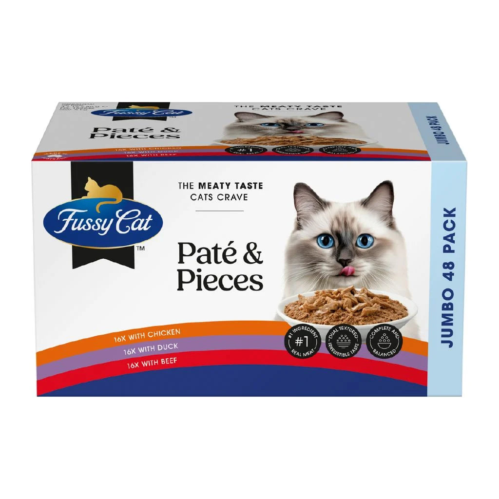 Fussy Cat Paté & Pieces 48 x 80g