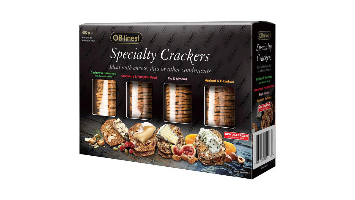 OB Finest Wafer Crackers Variety Pack 600g