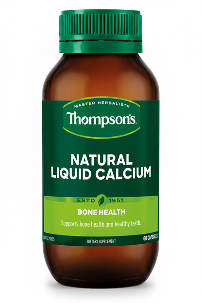 THOMPSON'S ONE-A-DAY LIQUID CALCIUM 60 CAPSULES